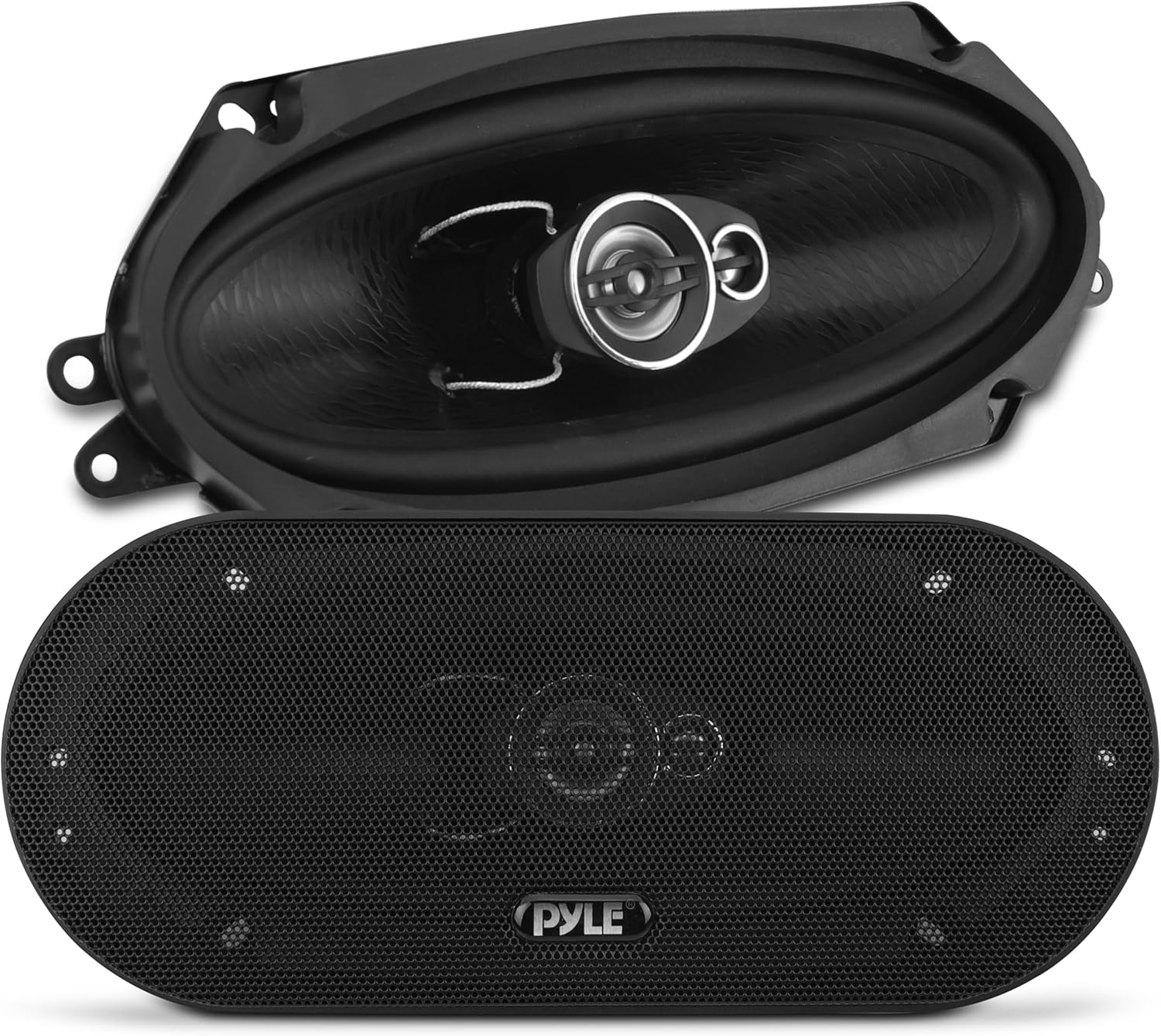 Pyle 3-Way Universal Car Stereo Speakers - 300W Triaxial Sound