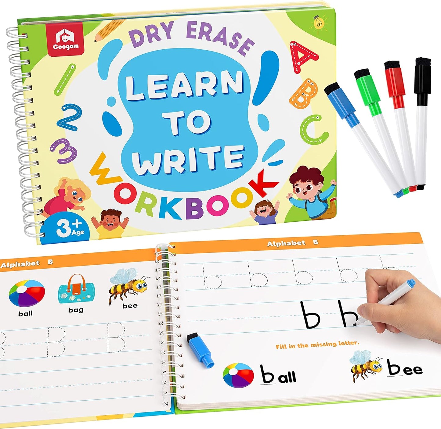Coogam Handwriting Workbook for Kids