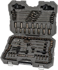 154-Piece Gunmetal Chrome Mechanics Tool Set for Every Job