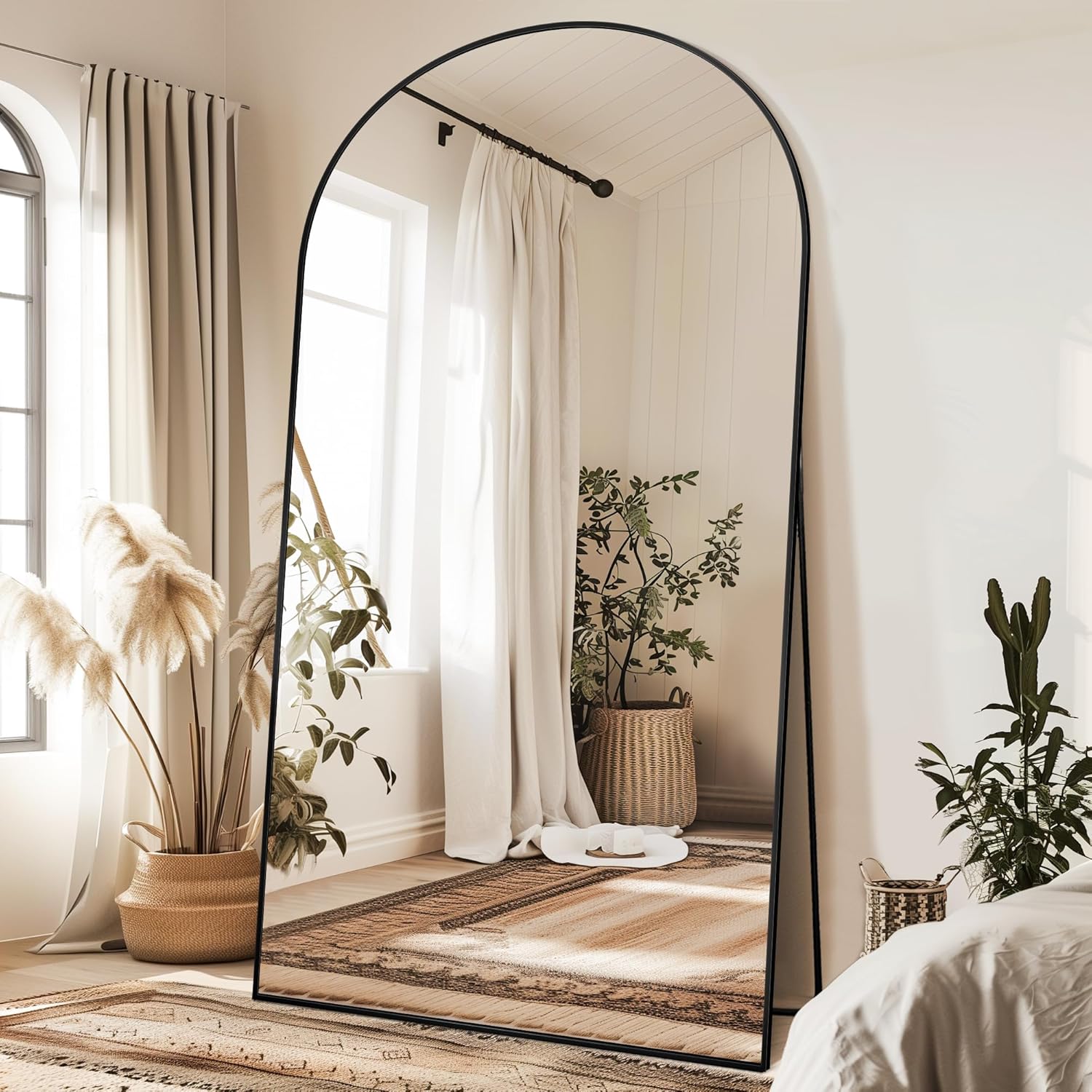 Antok Full Length Mirror - Arched Floor Standing Design