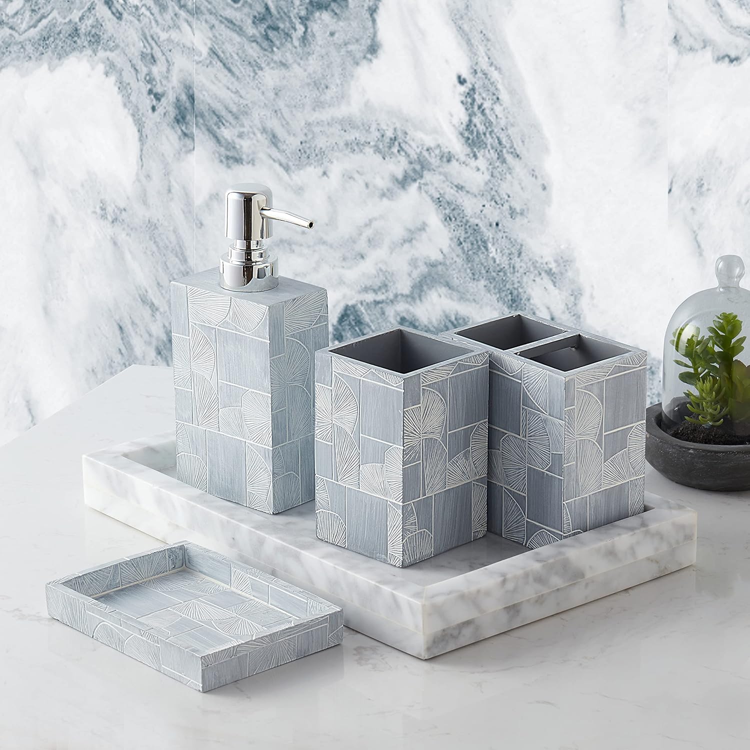 Casanova Bathroom Accessories Set for Modern Decor Lovers