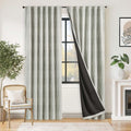 Blackout Bohemian Moon Phase Curtain Panels 84 in - Room Darkening