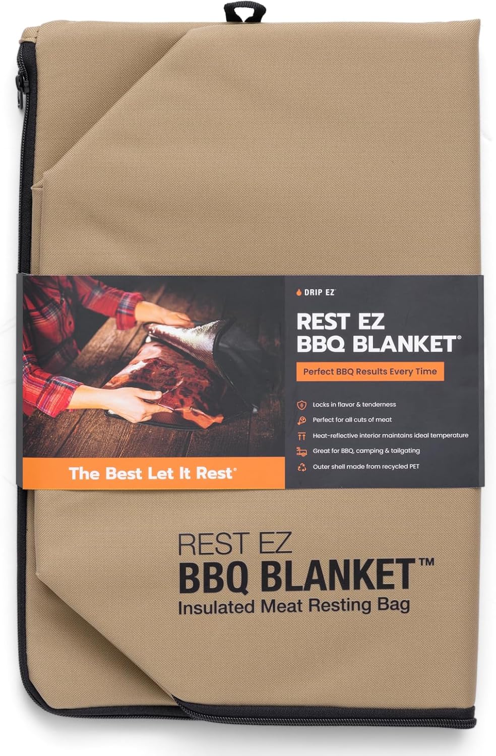 Rest EZ BBQ Blanket for Juicy Tender BBQ - Heavy-Duty Design