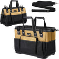 17 IN Large Tool Bag For Men Heavy Duty - Wide Mouth Organizer