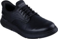Skechers Mens Work Garza SR Bungee Slip-Ins - Slip-Resistant Comfort