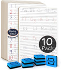 Scribbledo 10 Pack Dry Erase Handwriting Practice Board - Reusable