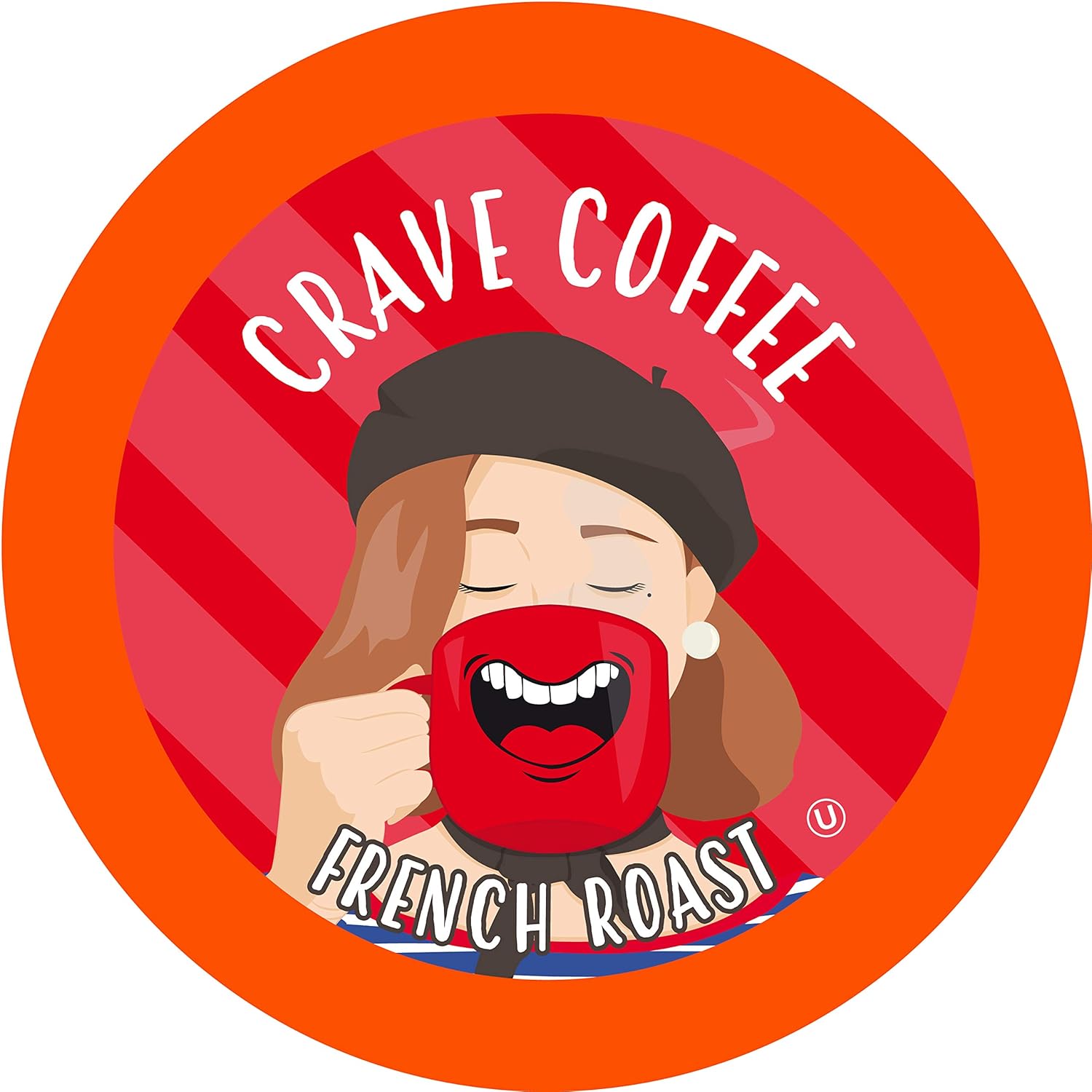 Crave Beverages French Dark Roast Coffee Pods for Keurig Brewers