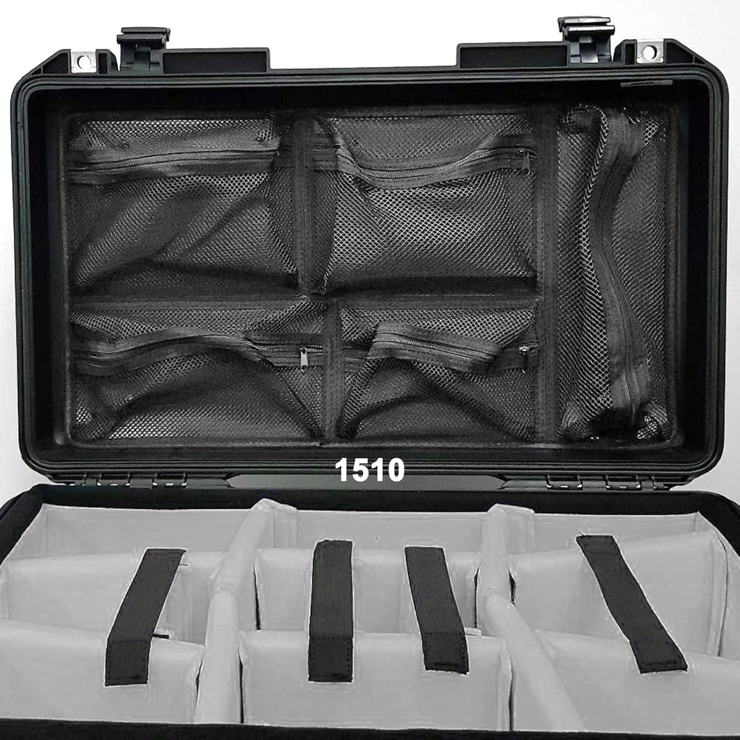 Lid Organizer for Pelican 1510 Case with 5 Mesh Pockets