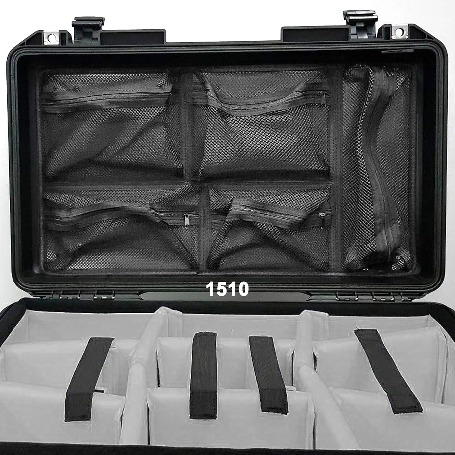 Lid Organizer for Pelican 1510 Case with 5 Mesh Pockets