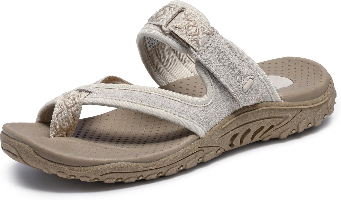 Skechers Women's Reggae-Trailway Flip-Flop Sandals for Comfort