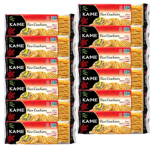 KA-ME Rice Crackers Gluten Free Spicy Sweet Chili Pack