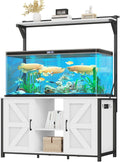 120 Gallon Fish Tank Stand with Cabinet - Heavy Duty 1100 lb Capacity
