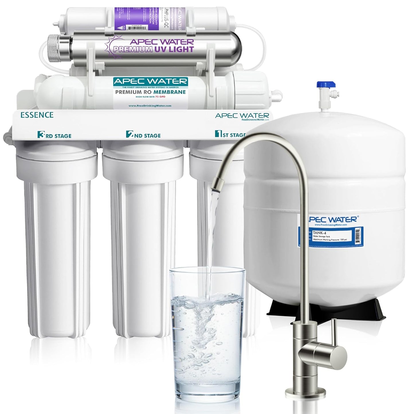 APEC Water System ROES-PHUV75: Ultimate 7-Stage Water Filter
