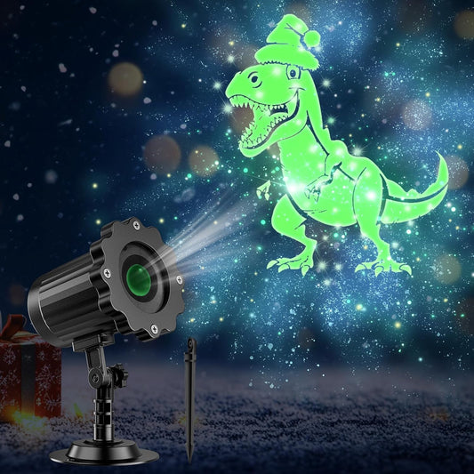 2024 Upgrade Dinosaur Christmas Projector Lights