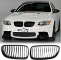 E92 Grille Black Kidney Single Slats Grill Compatible With 2010-2013 3