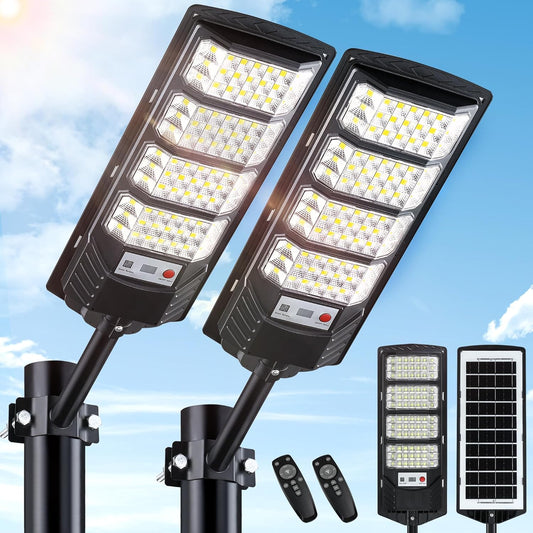 20000LM Solar Street Lights Outdoor Waterproof for Security