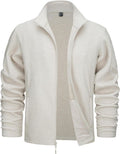 Mens Fleece Jacket Full Zip Lightweight Warm Coat - Soft Polar Fleece