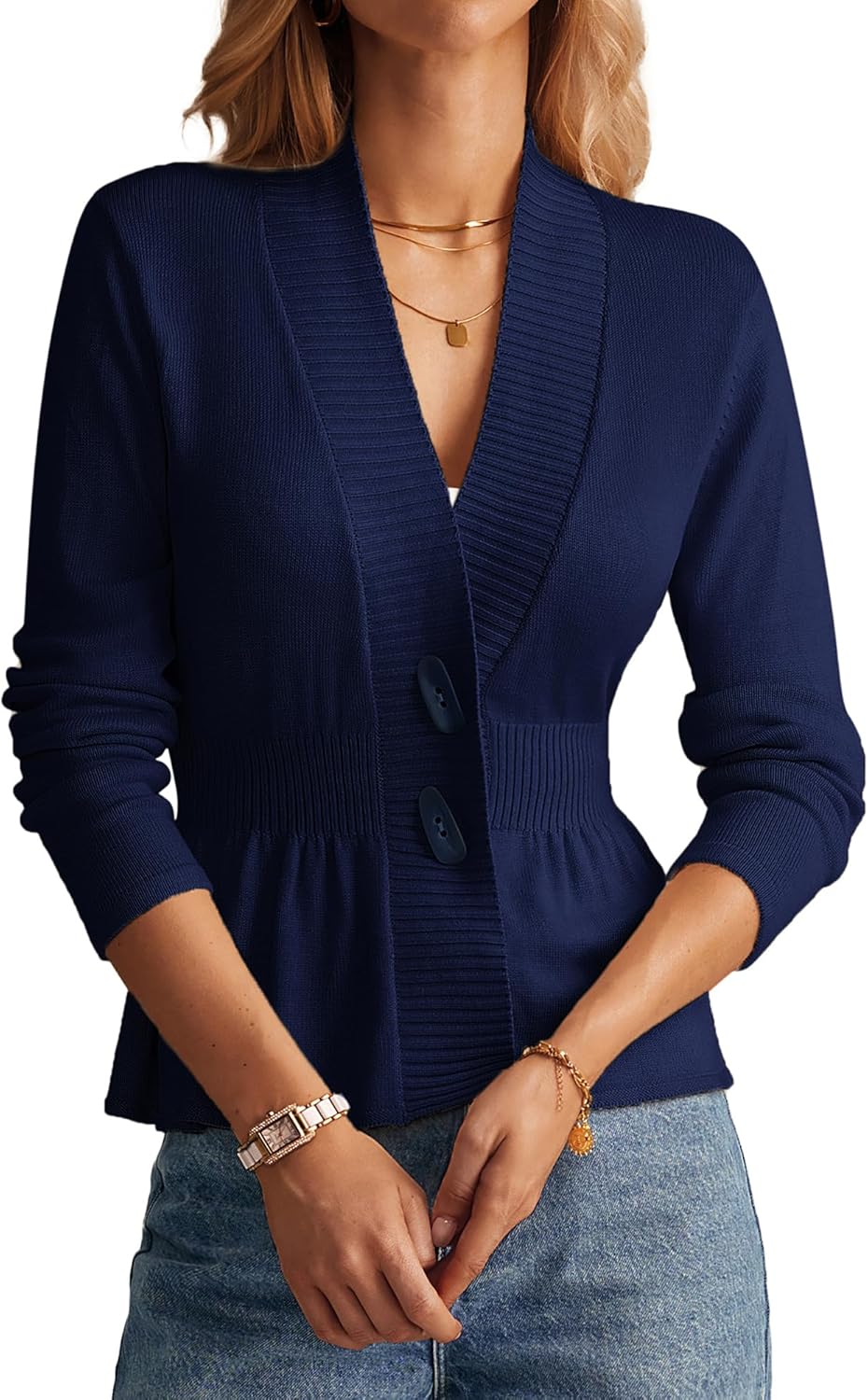 GRACE KARIN Women Button Down Lightweight Cardigan for Style