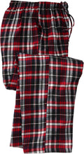 KingSize Men's Big & Tall Flannel Plaid Pajama Pants (Style 52DF)