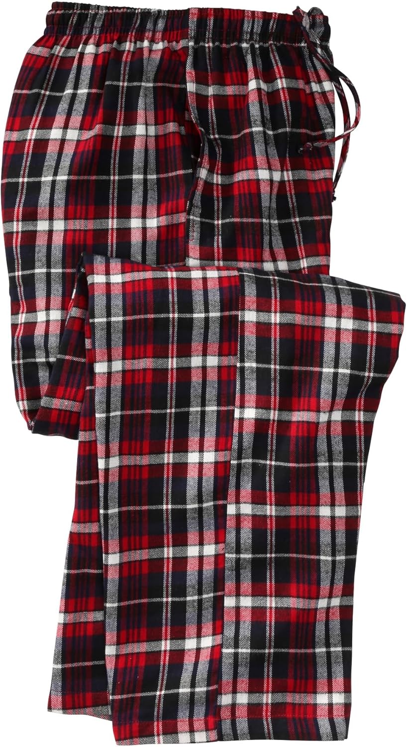KingSize Men's Big & Tall Flannel Plaid Pajama Pants Review