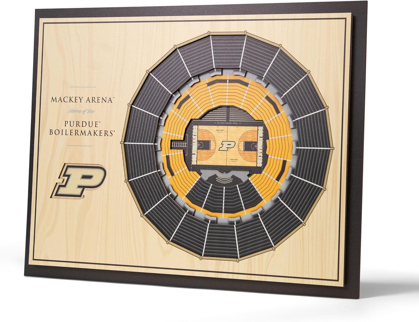 YouTheFan NCAA Purdue Boilermakers 3D Wall Art for Fans