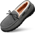 MIXIN Mens Slippers Indoor Outdoor Memory Foam Moccasins - Warm