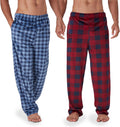 DOCKERS Fleece Pajama Pants for Men 2 Pack - Warm, Supremely Soft