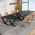 Conference Table 78in Rectangular Seminar Table Set of 4 - Sturdy