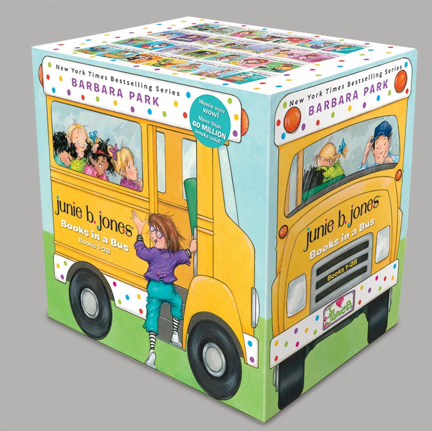 Junie B. Jones Books in a Bus 28-Book Boxed Set Collection