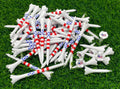 NorthPointe Golf Tees Combo Pack 50: 40 Long + 10 Short Plastic Tees Irons & Hybrids