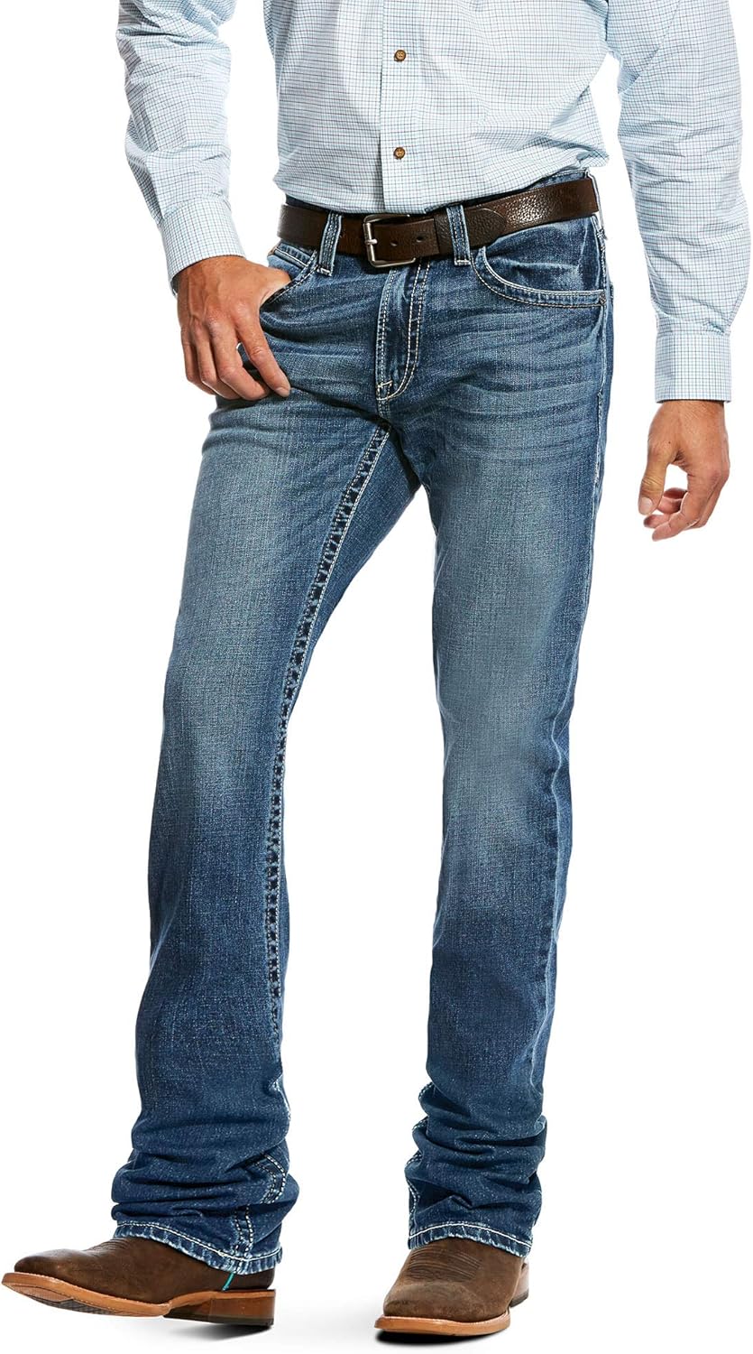 ARIAT Mens M2 Relaxed Boot Cut Jeans for Ultimate Comfort