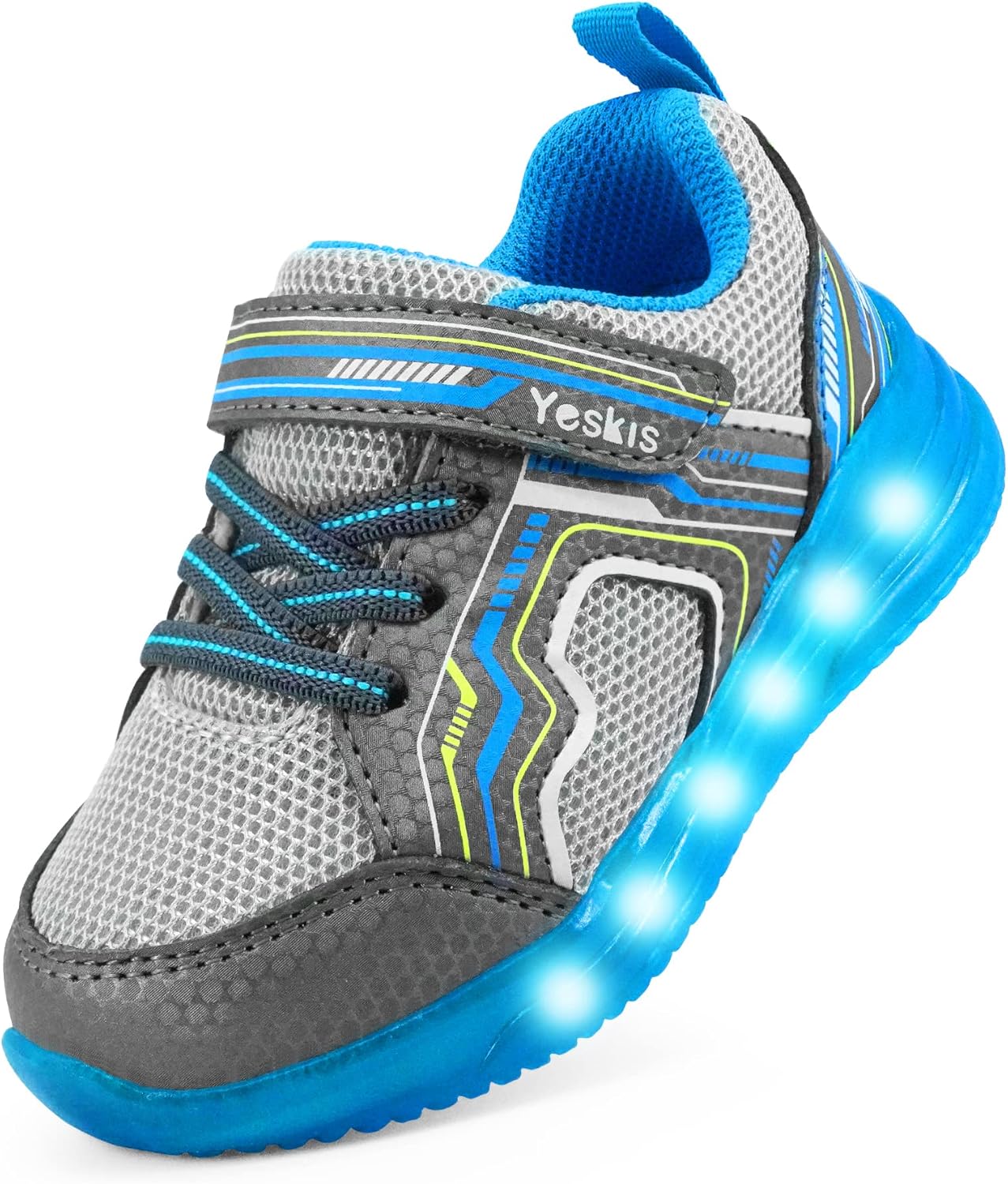 Toddler Light Up Shoes with Breathable Mesh for Active Kids