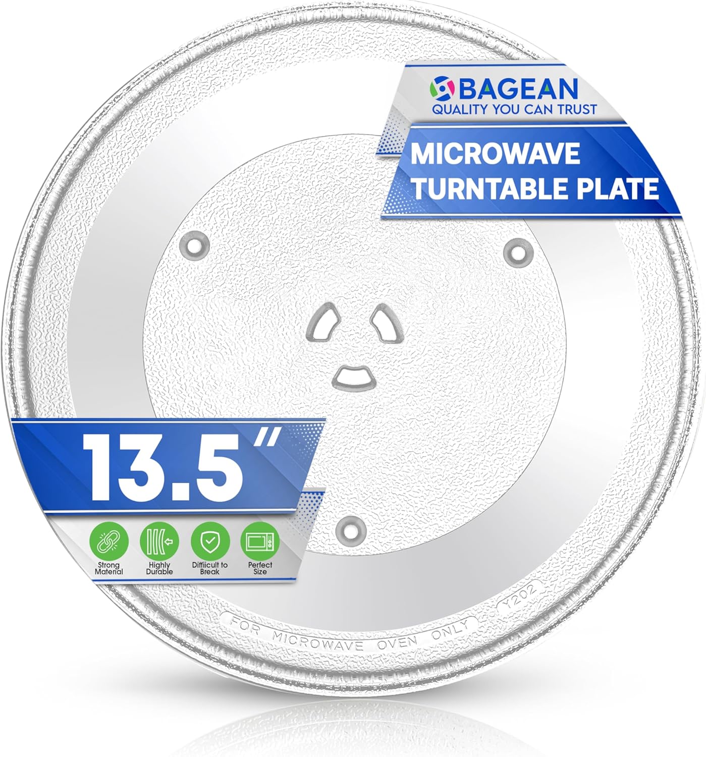 13.5 GE Microwave Glass Plate: Better Reheating