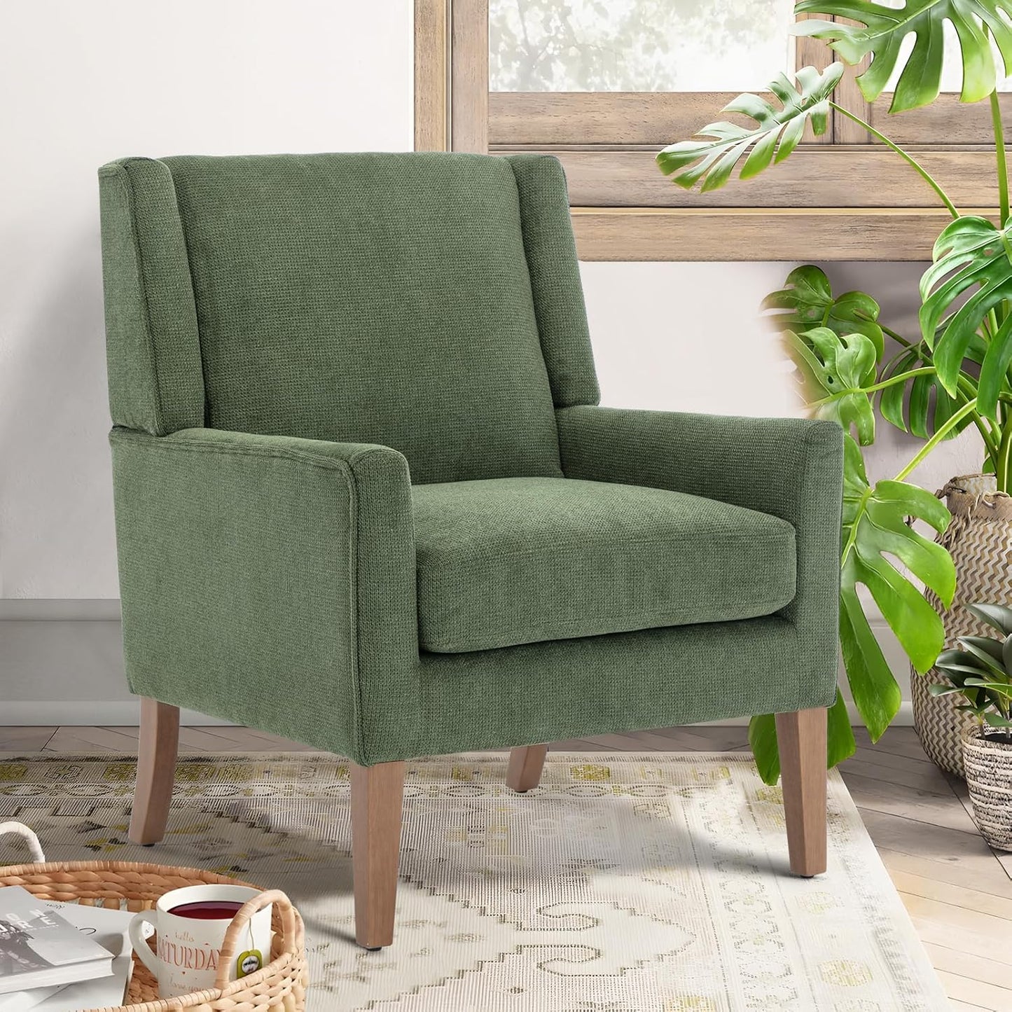COLAMY Wingback Chair: Lounge in Style!
