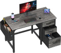 Lufeiya Computer Desk with File Drawers Cabinet, 47 in - Small Space