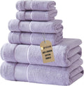 Marvione Bath Towels Set 6 Piece - Soft, Highly Absorbent Towels