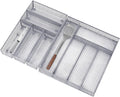 Drawer Organizer Set 6 Pack - Silverware Tray + 5 Utensil Trays