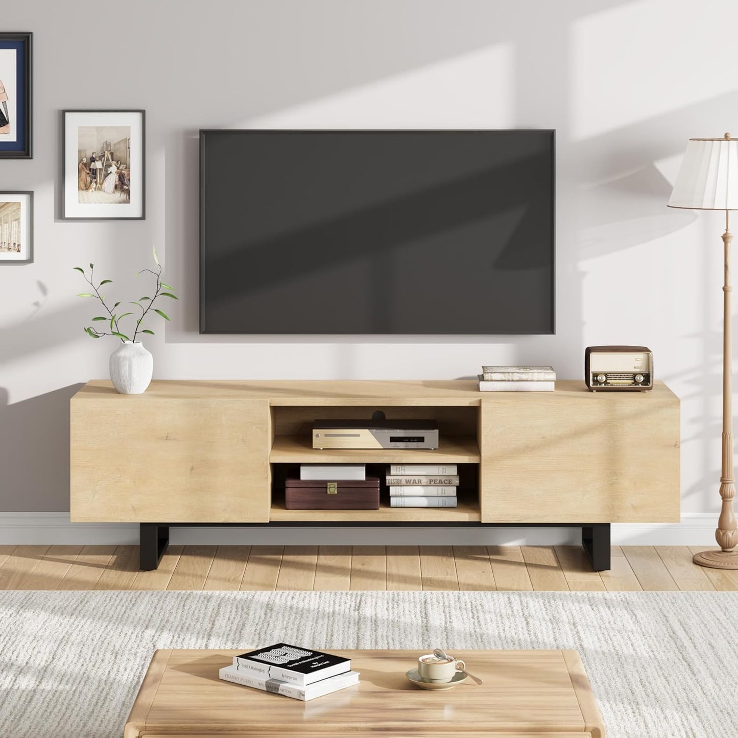 Stylish 80 TV Stand with Drawers & Storage