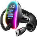 Super Fast Samsung Galaxy Car Charger LISEN 96W - Coiled Cable PD/QC