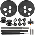 Metal Left and Right Controller Replacement for Quest 2 (Black)