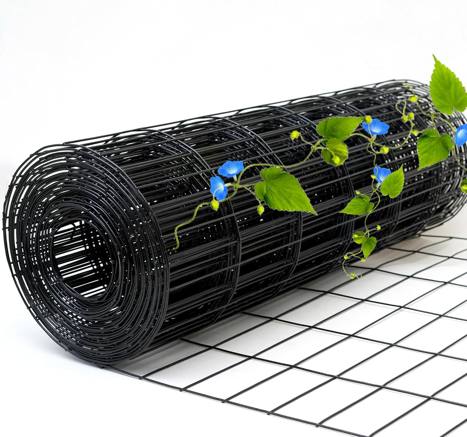Black Metal Garden Fence for Dogs and Vegetable Plant Protection