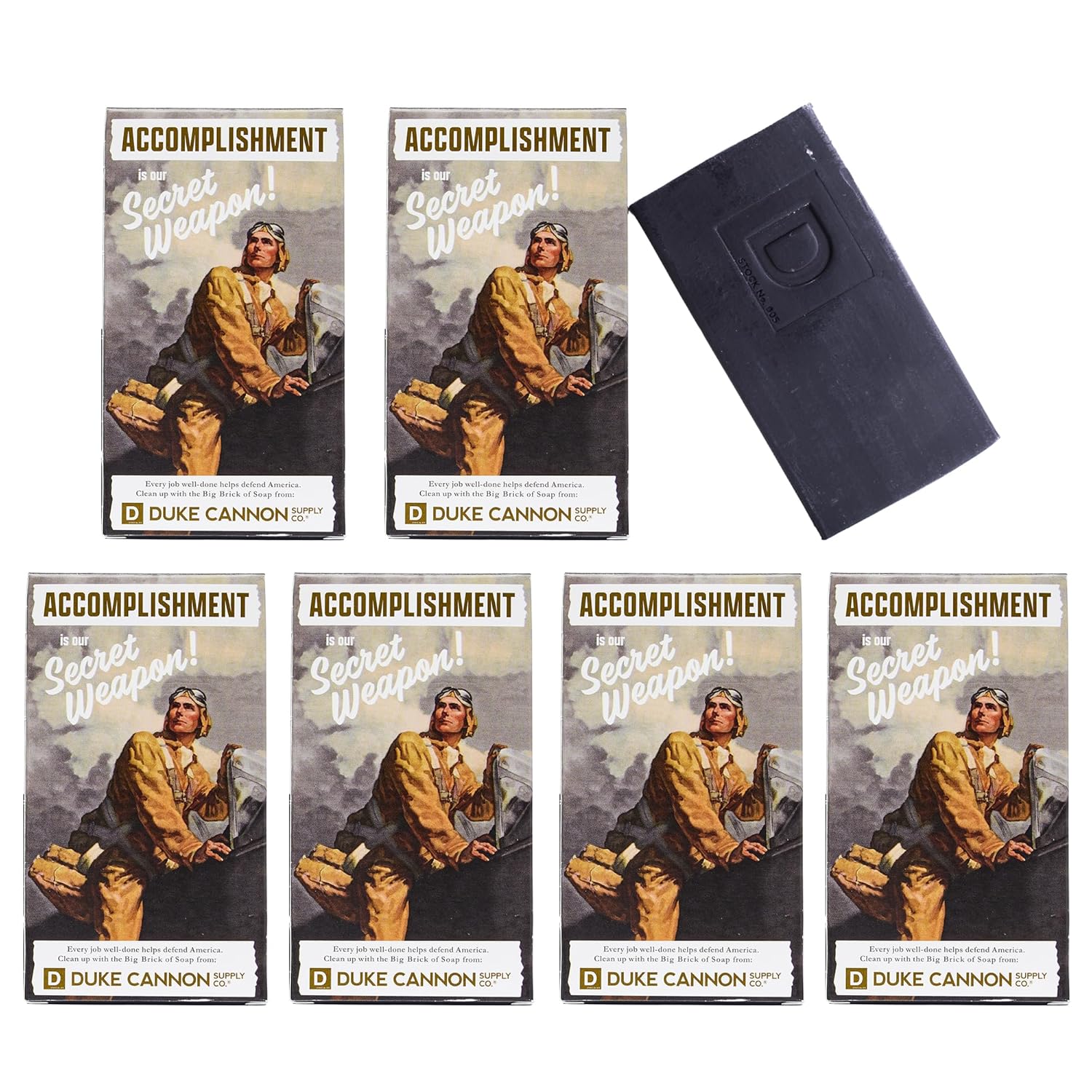 Duke Cannon Big Brick of Soap for Men WWII Collection 10 oz