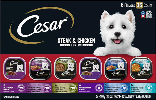 Cesar Wet Dog Food Classic Loaf in Sauce for Happy Dogs