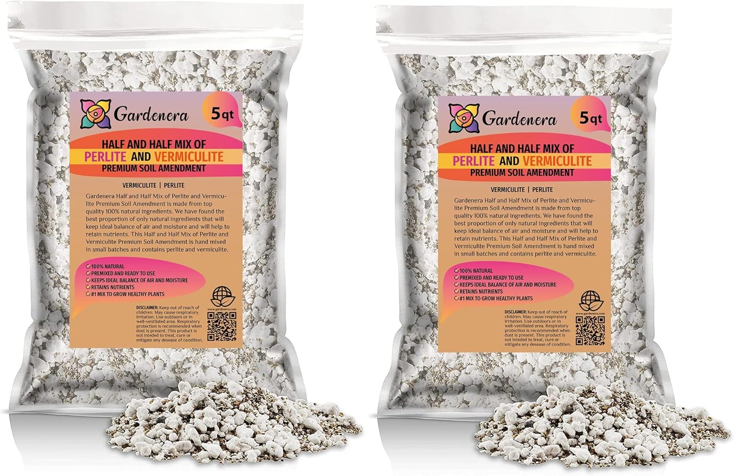 Gardenera Perlite and Vermiculite Mix for Healthy Plants