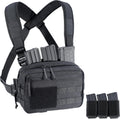 Tactical Chest Rig Bag Concealed Carry CCW Pack - Quick Release