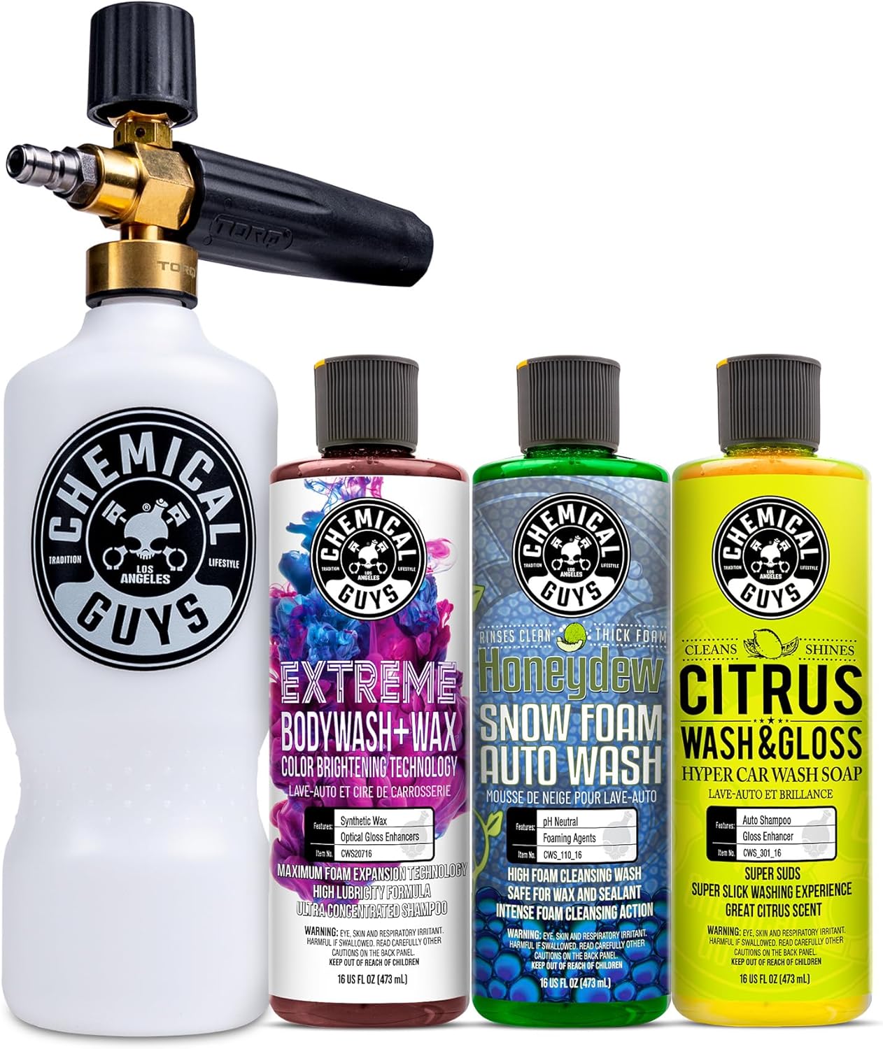 Chemical Guys TORQ Professional Foam Cannon and Soap Kit Review