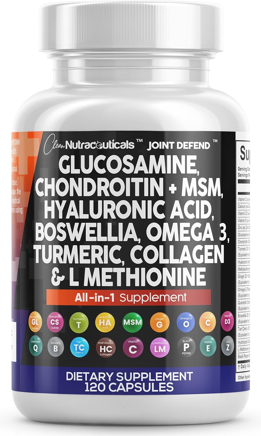 Glucosamine Chondroitin MSM 1500mg Joint Health Supplement