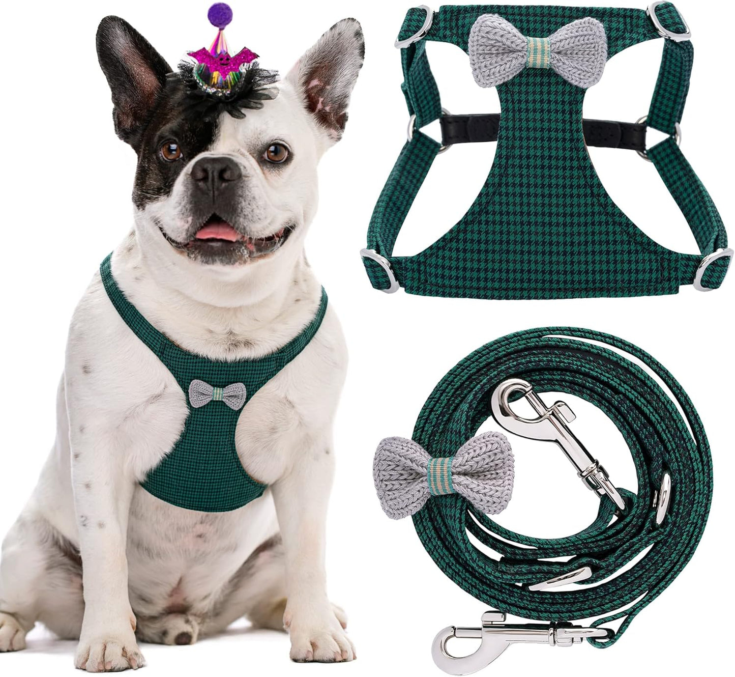 Puppytie No Pull Dog Harness for Medium Dogs, Soft & Adjustable