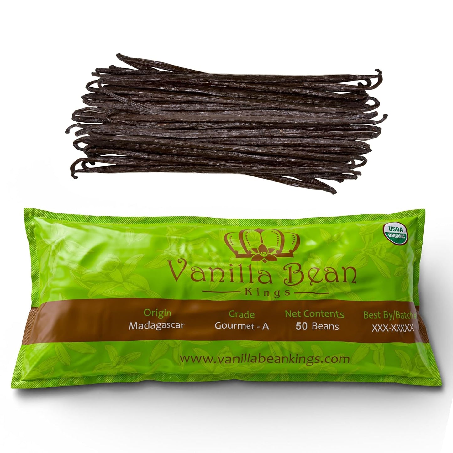 Organic Madagascar Vanilla Beans for Extract and Baking Needs
