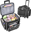 Rolling Craft Bag with Wheels for Women - CAB55 Carry-On Tote